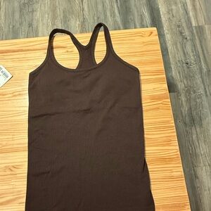 lululemon athletica Dark Brown Tank Top